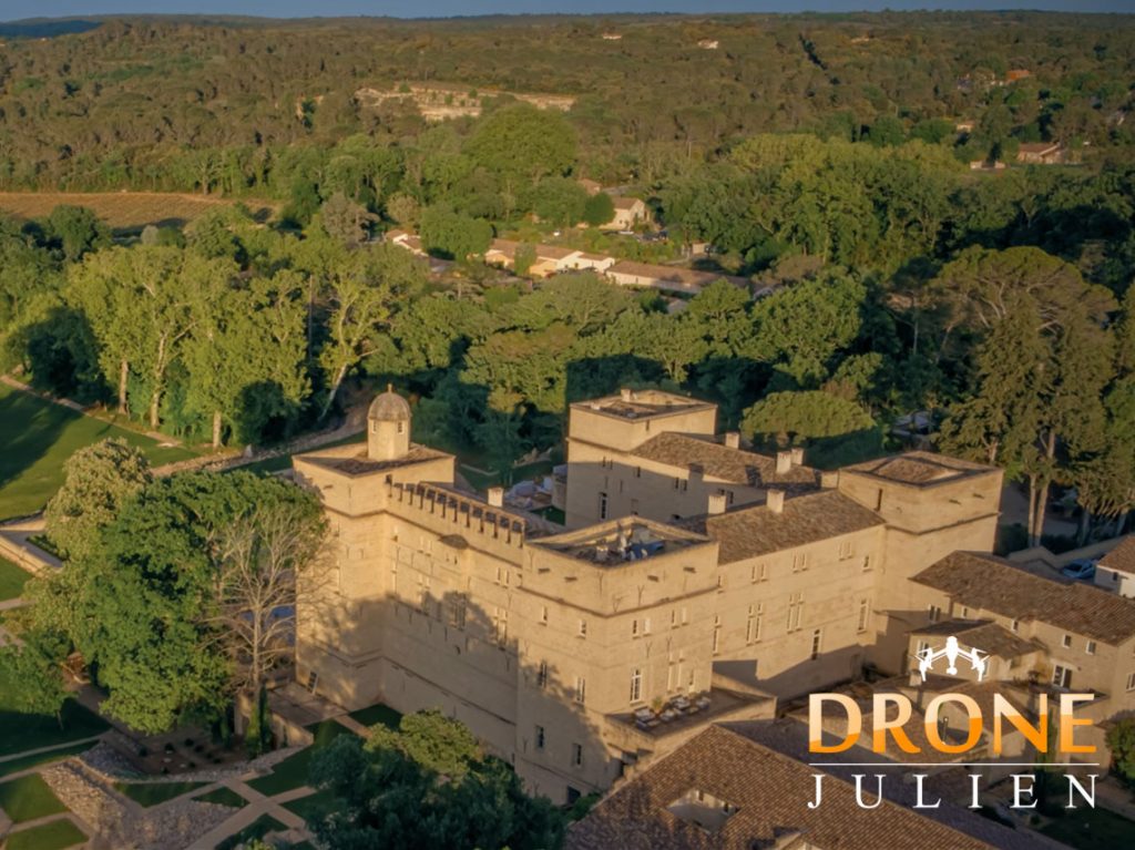 vidéo drone château