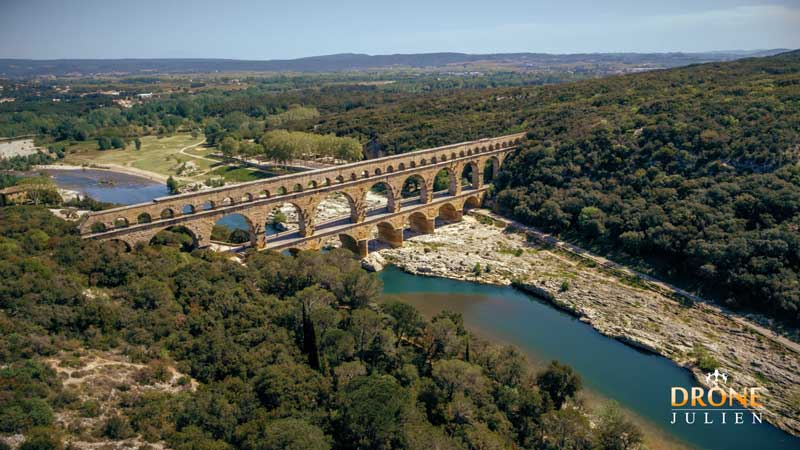 Vidéo Drone Pont du Gard