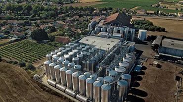 video drone vignoble occitanie domaine viticole prise de vue aerienne