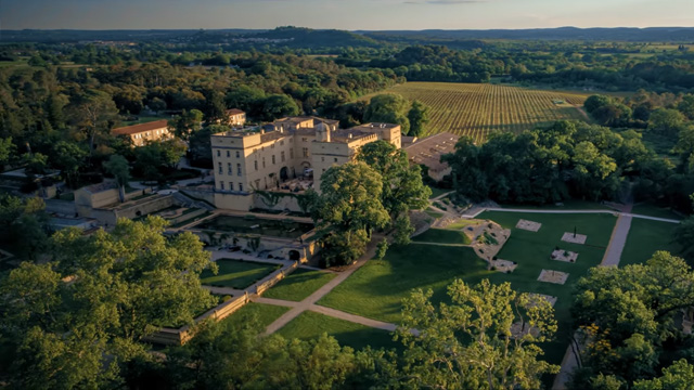 drone domaine et chateau occitanie